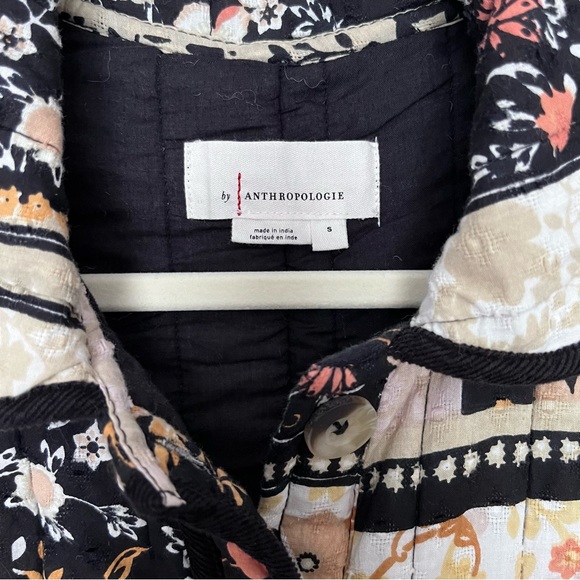 Anthropologie Patchwork Quilted Shirt Jacket - Picture 8 of 10